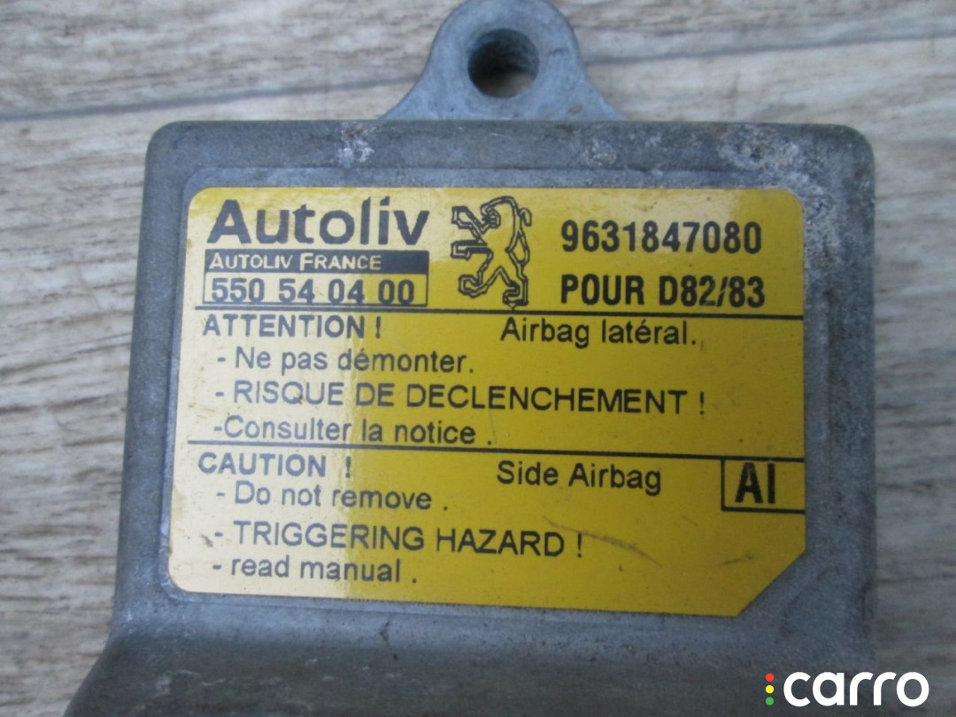 9631847080 Блок AirBag Peugeot 406 1997г. - фото №2