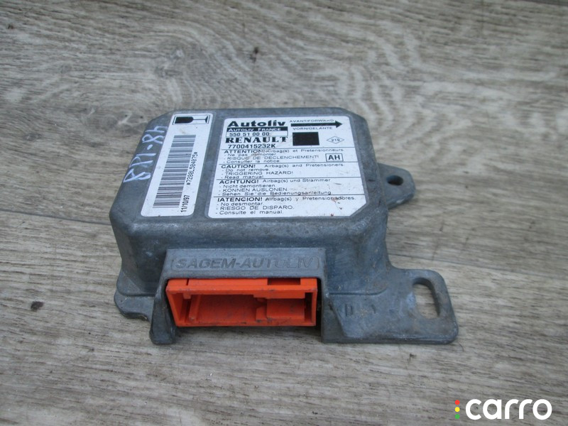 Блок AirBag Renault Scenic 1 2000г. - фото №1