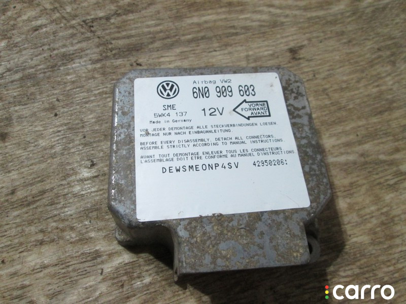 Блок AirBag Volkswagen Golf 3 1995г. - фото №1