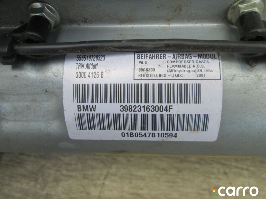 30004126E Подушка безопасности пассажира BMW 7 E38 2000г. - фото №3