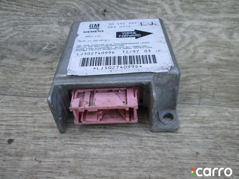 Блок AirBag Opel Omega B 1998г. - фото №1
