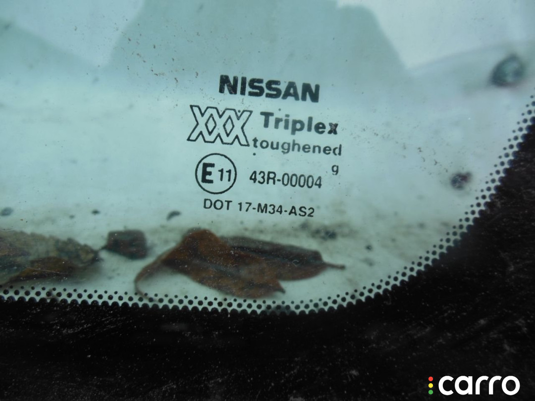 Стекло кузовное боковое правое Nissan Primera 11 2001г. - фото №2