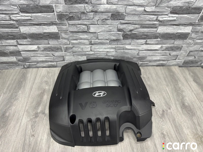 2924037300 Декоративная крышка двигателя Hyundai Santa Fe Classic 2008г. - фото №4