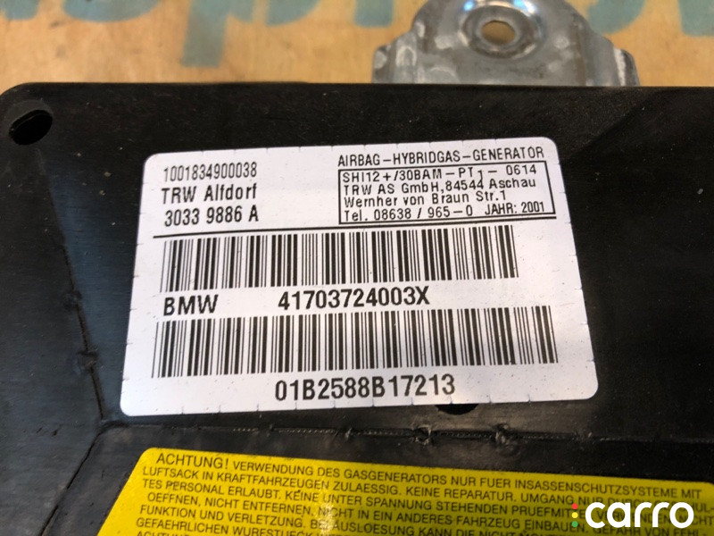 72127072622 Подушка безопасности BMW 5-series 2001г. - фото №2