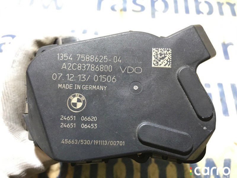 13547588625, 7588625 Дроссельная заслонка BMW X3 2014г. - фото №3