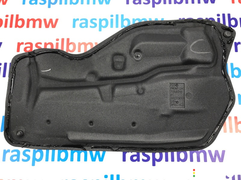51487351195, 7358015, 51487267521 Шумоизоляция двери BMW X3 2014г. - фото №1
