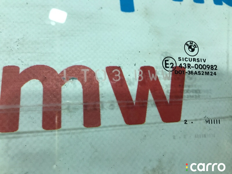 51328159169 Стекло двери BMW 5-series 2003г. - фото №7