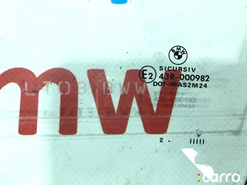 51328159169 Стекло двери BMW 5-series 2003г. - фото №8