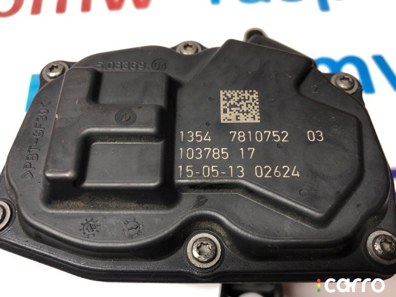 7810752, 13547810752 Дроссельная заслонка BMW X3 2013г. - фото №2