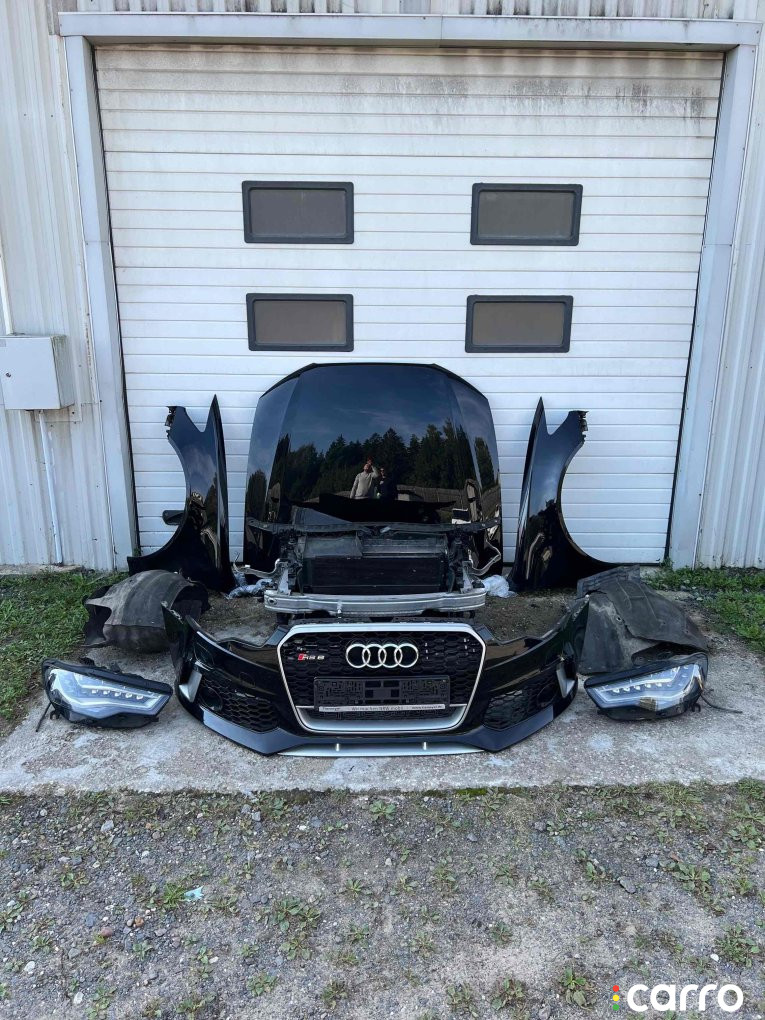 Передняя часть (ноускат) в сборе Audi RS6 2013г. - фото №1