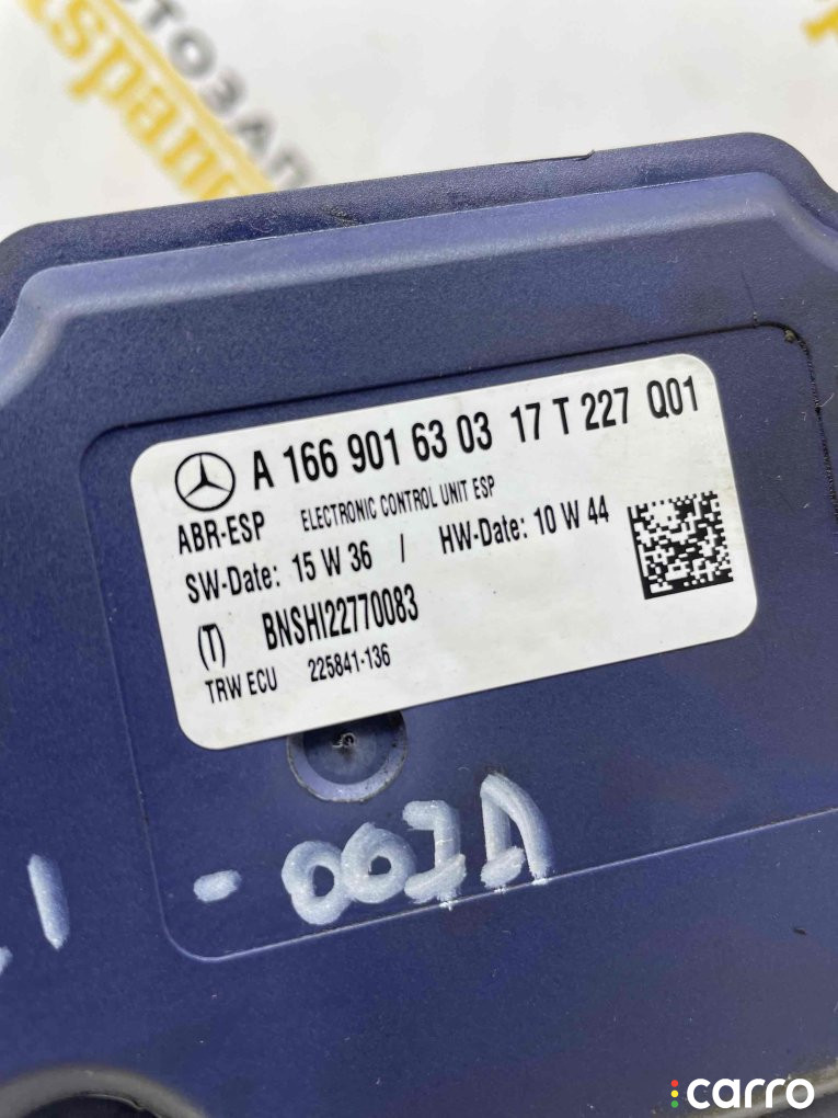 A1669016303 Блок ABS Mercedes-Benz GLE 2017г. - фото №2
