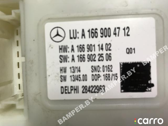A1669004712 Блок SAM Mercedes-Benz ML 2014г. - фото №3