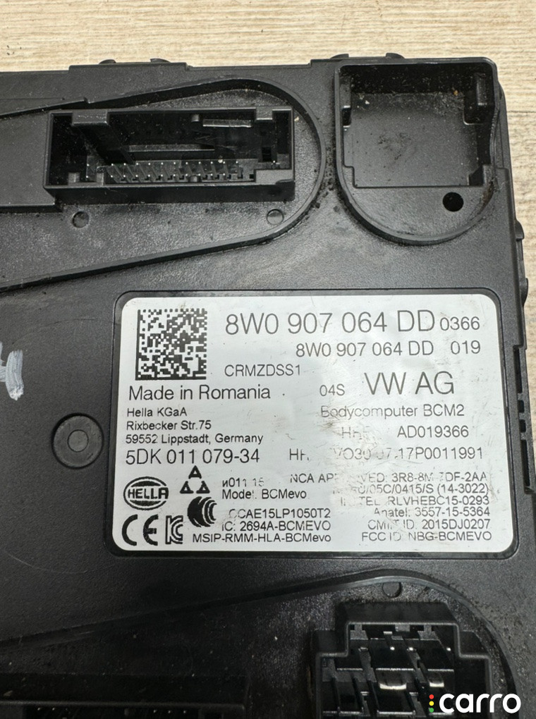 8W0907064DD Блок комфорта AUDI Q7 2017г. - фото №2