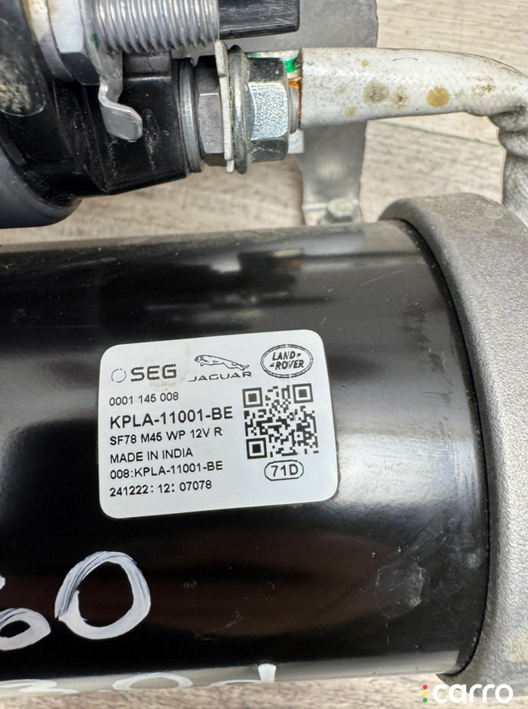 KPLA11001BE, LR177925, T4A49313 Стартер Land Rover Range Rover 2023г. - фото №2