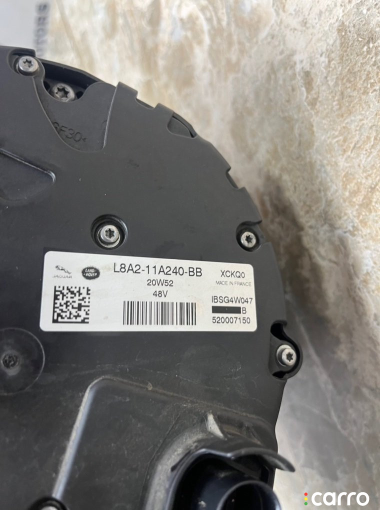 L8A211A240BB, LR140298, J9C26265, LR157917, L8A211A240BC, J9C35758, LR174076, L8A211A240BD, J9C37675, LR180547, L8A211A240BE, J9C39437, LR190223, L8A211A240BF, 430000004 Генератор Land Rover Discovery Sport 2021г. - фото №7
