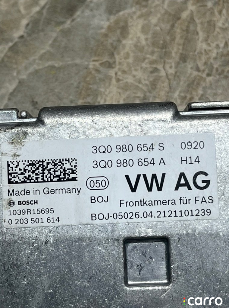 3Q0980654A, 3Q0980654S Камера переднего вида Volkswagen Tiguan 2021г. - фото №5