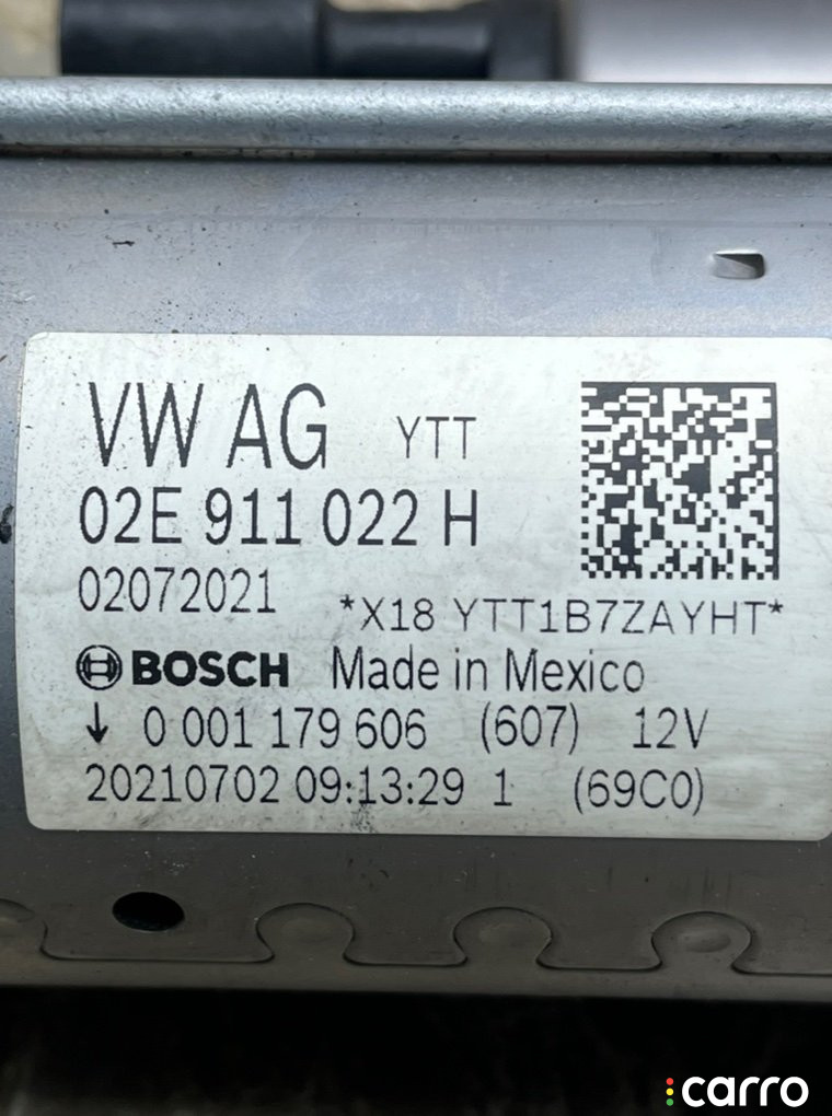 02E911022H Стартер Volkswagen Tiguan 2021г. - фото №5