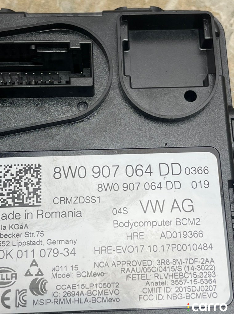 8W0907064DD Блок комфорта Bentley Bentayga 2017г. - фото №4