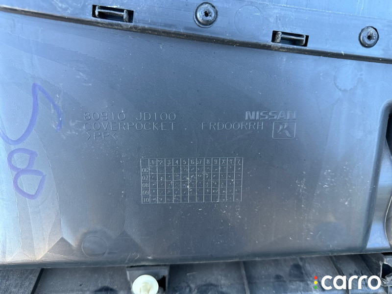 Обшивка двери Nissan Qashqai 2010г. - фото №13