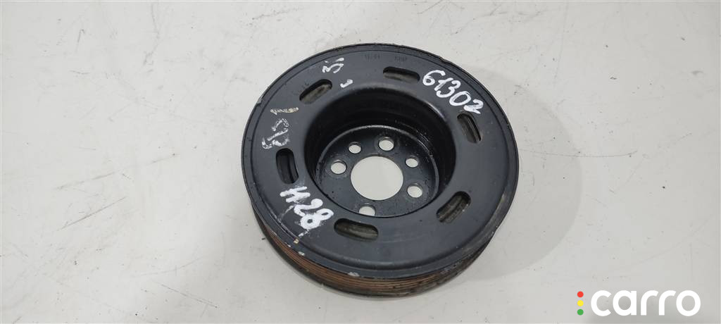 AWT, ALT, 06A105243E, 06B105243E, 06B105243F Шкив коленвала Audi A6 2000г. - фото №3