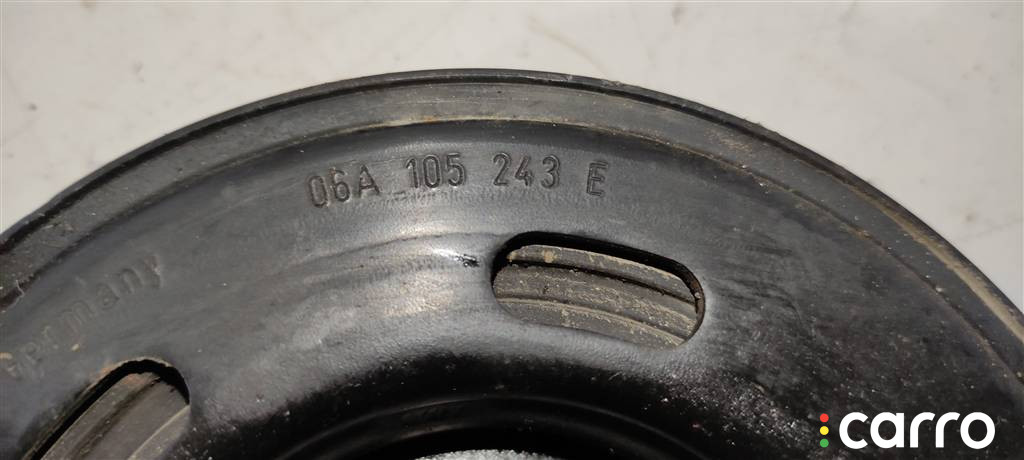 AWT, ALT, 06A105243E, 06B105243E, 06B105243F Шкив коленвала Audi A6 2000г. - фото №4