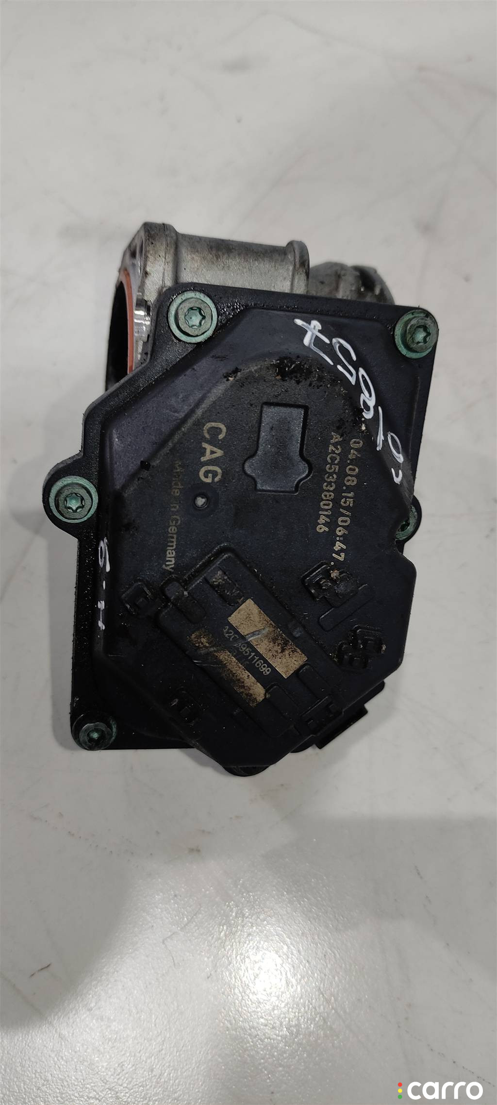 BMM, BLS, 03G128063A, 03G128063G, BRR, BSU, BMP, BVB, BRS, BXJ, BWB, BMS, 03G128063M, 03G128063Q, A2C53380146, A2C59511699 Заслонка дроссельная Volkswagen Passat 2007г. - фото №3