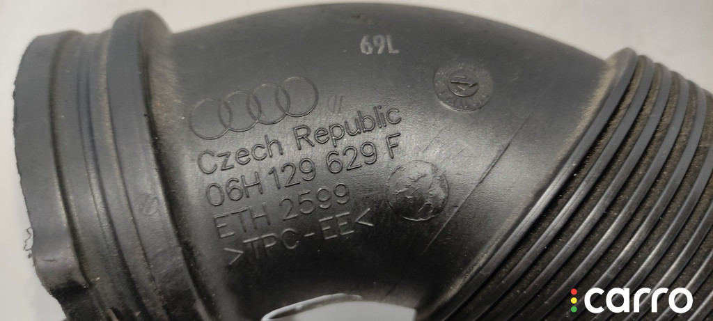 CPMA, CAEB, CDNC, CAED, CPMB, 06H129629F, CJEB, CJEE, CNCD, CNCE Патрубок турбины Audi A5 2011г. - фото №2