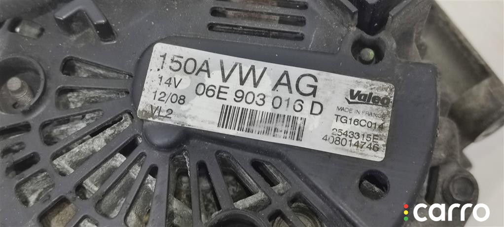 BPJ, 06E903016D Генератор Audi A4 2006г. - фото №3