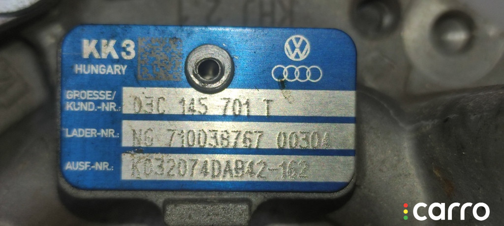 CDG, BMY, BLG, CAV, CTH, BWK, CKM, 03C145702P, 03C145701K, 03C145701B, 03C145701T, 03C145703A Турбина Volkswagen Touran 2012г. - фото №4