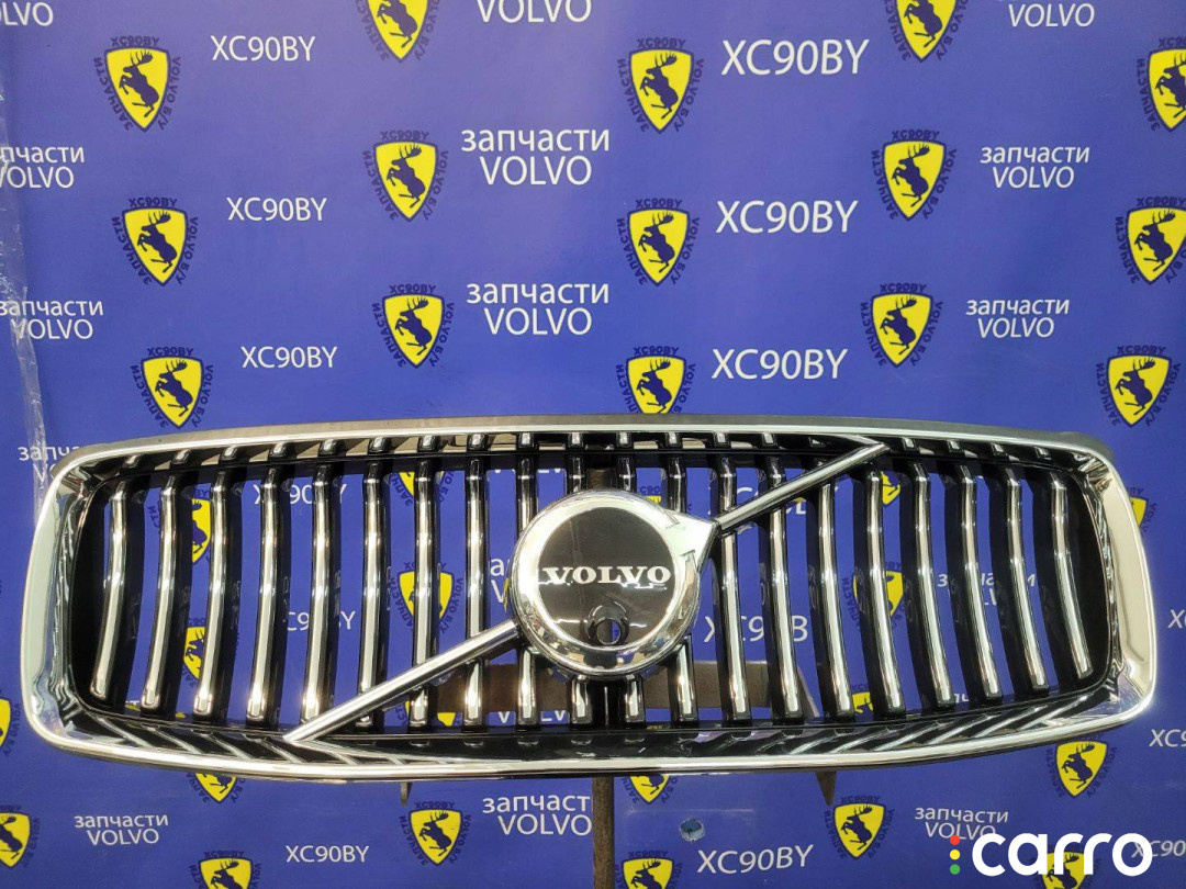 Решетка радиатора верхняя Volvo XC90 2 2020г. - фото №1
