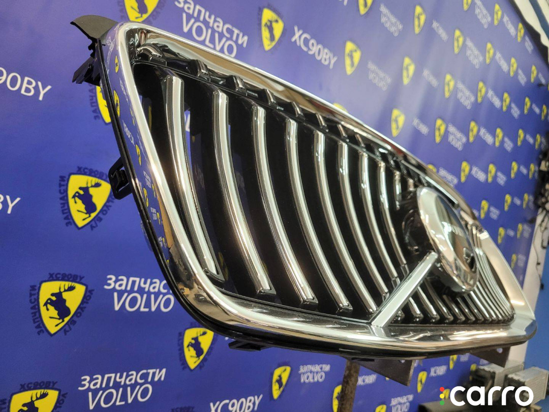 Решетка радиатора верхняя Volvo XC90 2 2020г. - фото №2