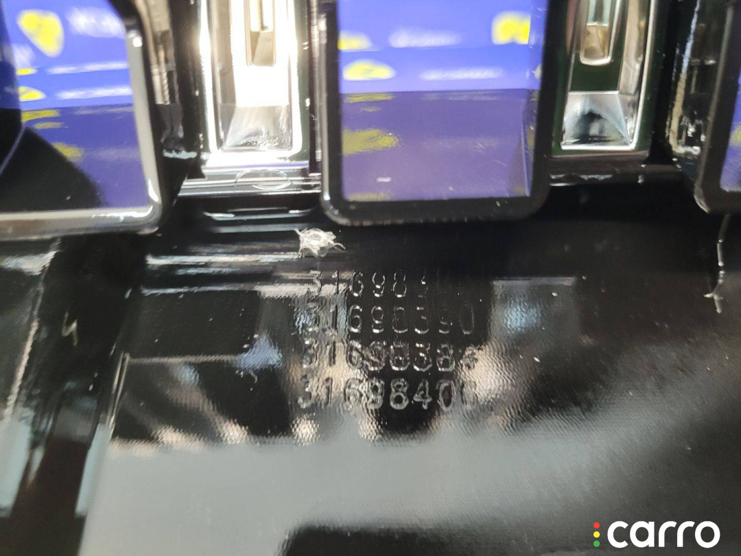 Решетка радиатора верхняя Volvo XC90 2 2020г. - фото №6