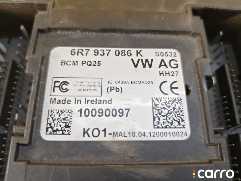 6R7937086K Блок комфорта Skoda Fabia NJ3 - фото №3