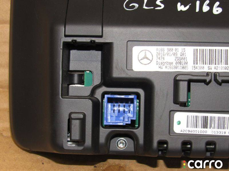 A1669000115 монитор мультимедиа Mercedes-Benz GLS X166 2016г. - фото №5