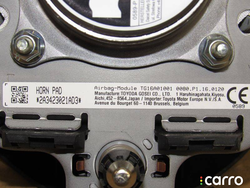 Подушка безопасности водителя Toyota Camry XV70 2022г. - фото №6