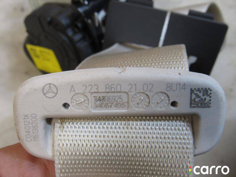 A2238602102 Ремень безопасности задний Mercedes-Benz S W223 2021г. - фото №9