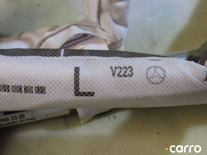 A2238602300 Подушка безопасности боковая (шторка) левая Mercedes-Benz S W223 2021г. - фото №6