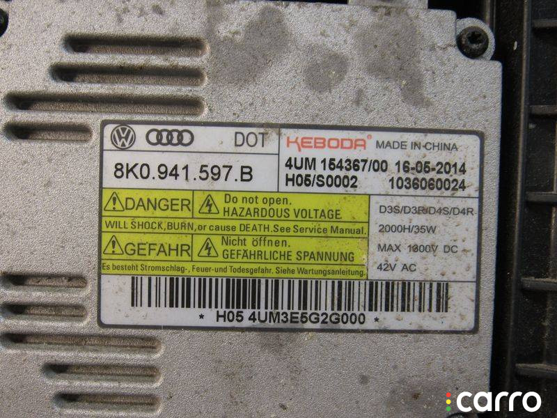 8R0941005C Фара левая Audi Q5 8R 2014г. - фото №11