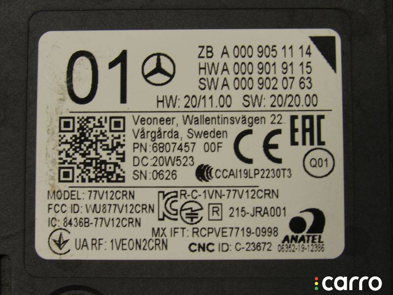 A0009051114 Дистроник Mercedes-Benz S W223 2021г. - фото №5