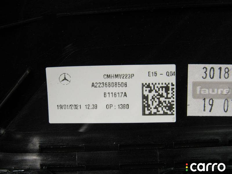A2236808506 Рамка монитора Mercedes-Benz S W223 2021г. - фото №12