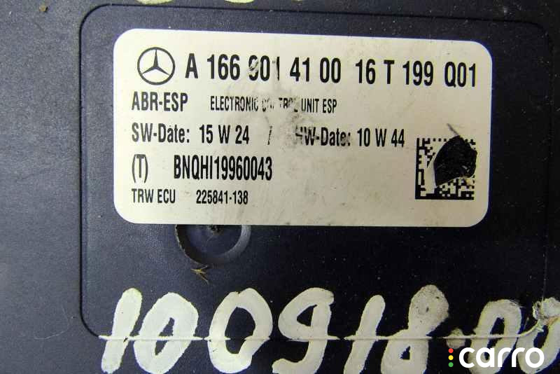 1669014100 Блок ABS Mercedes-Benz GLS X166 2015г. - фото №3