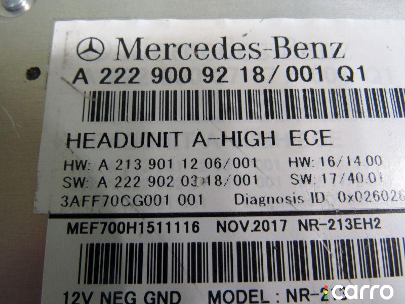 2229009218, 2229008218 Усилитель музыкальный Mercedes-Benz S W222/C217/A217 2013г. - фото №3