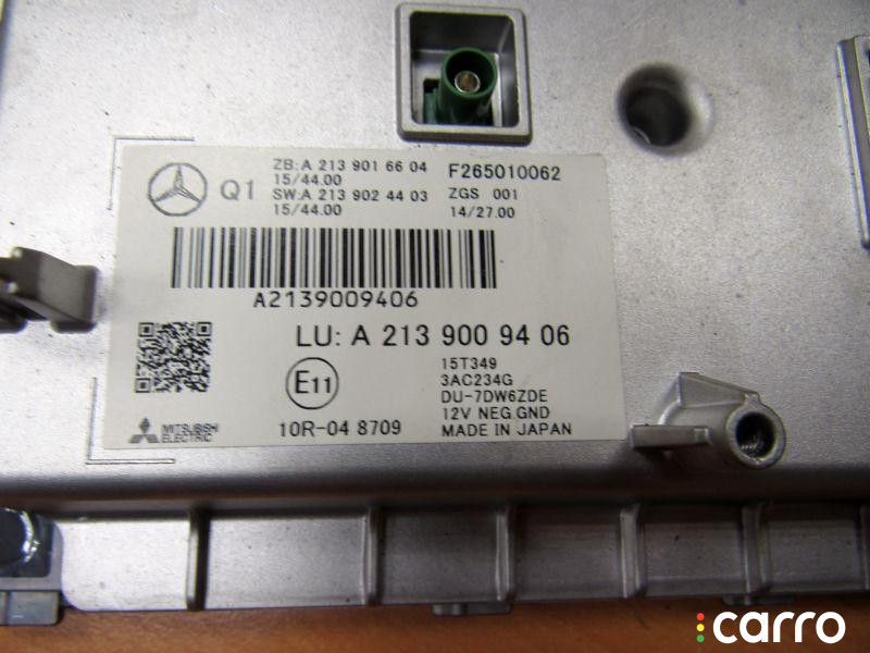 2139009406. монитор мультимедиа Mercedes-Benz E W213/S213/C238/A238 2016г. - фото №2