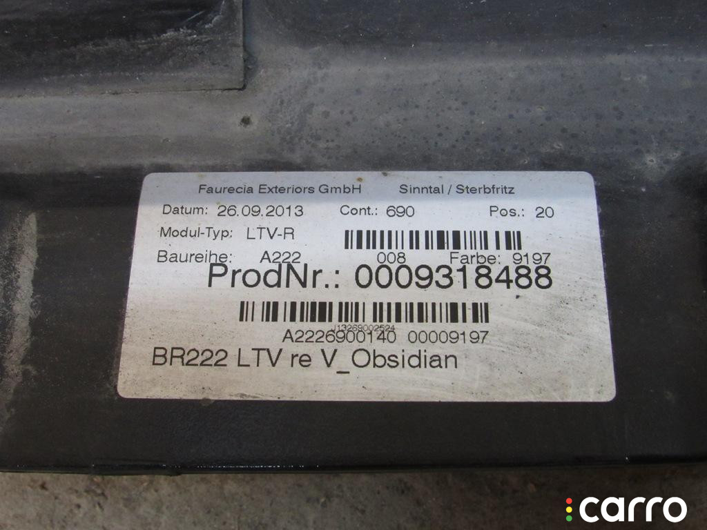 2226980354 Накладка на порог левая Mercedes-Benz S W222/C217/A217 2013г. - фото №3