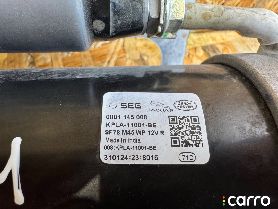 0001145008, KPLA11001BE, LR177925 Стартер Land Rover Range Rover Sport 3 2024г. - фото №7