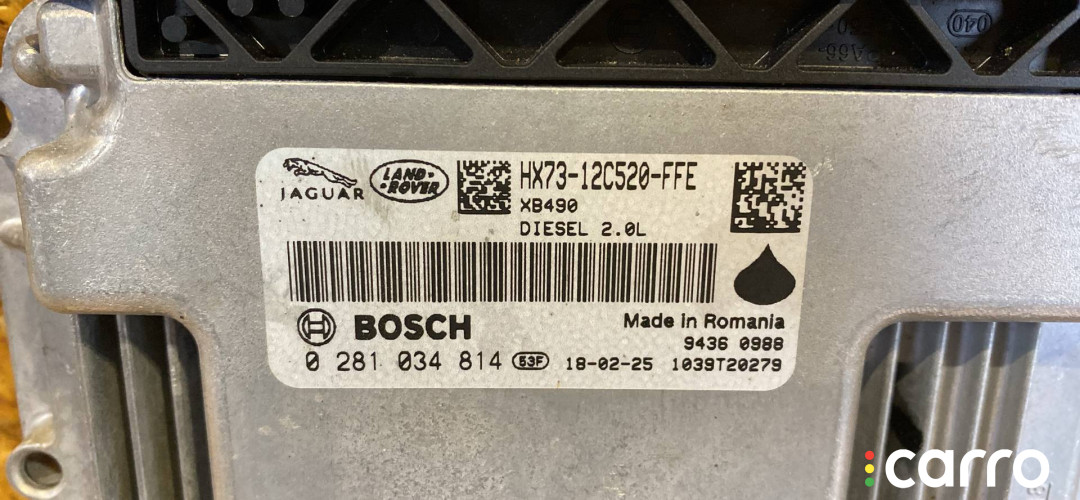 0281034814, HX73-12C520-FFE, LR109538, T2H34178 Блок управления двигателем Jaguar E-Pace 2018г. - фото №6