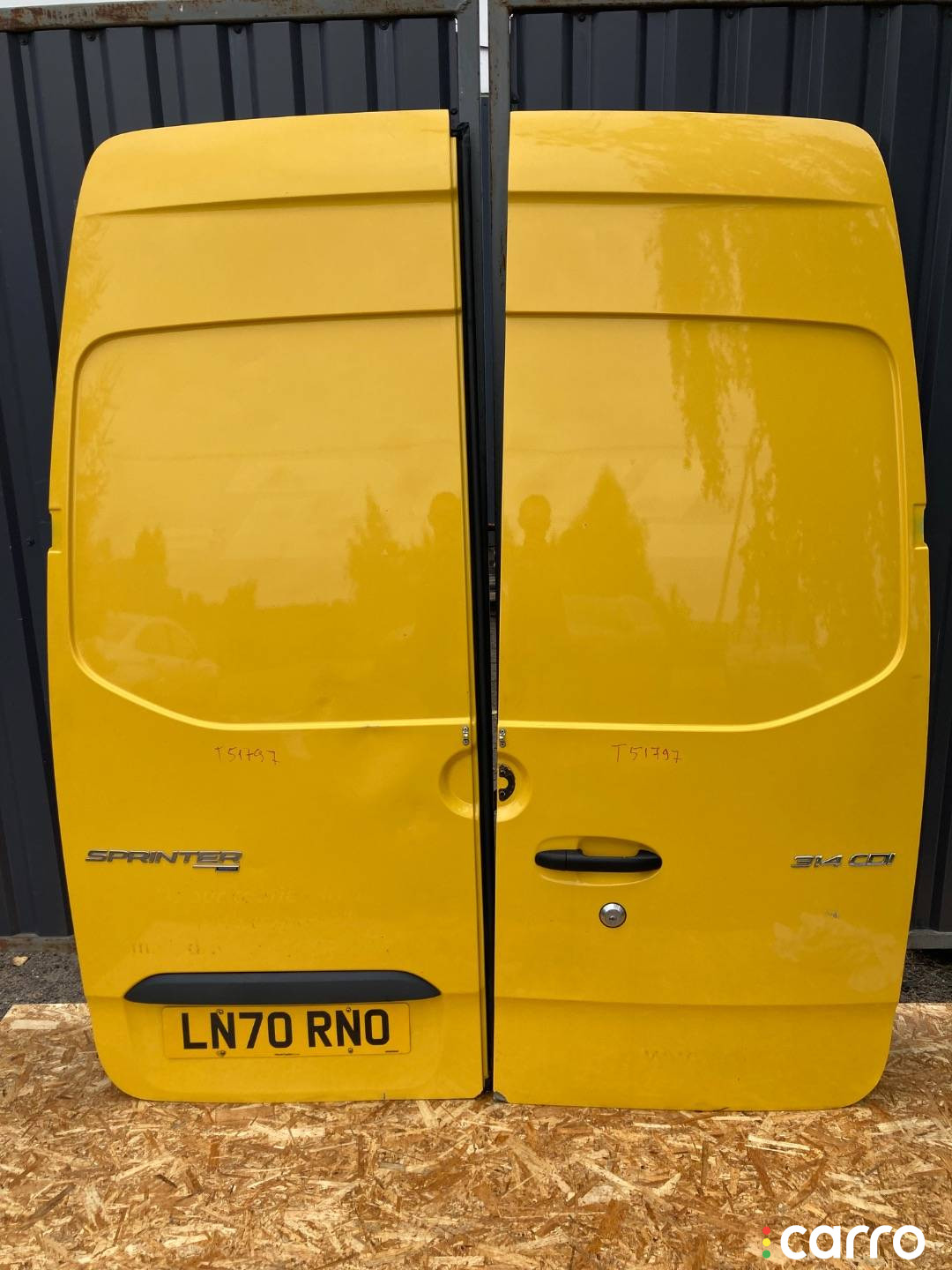 дверь задняя распашная левая Mercedes-Benz Sprinter W907/W910 2020г. - фото №1