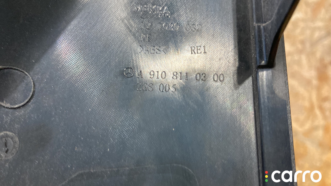 A9108110300 НАКЛАДКА КРЫЛА (УГОЛОК ЗЕРКАЛА) ПЕРЕДНЕГО ПРАВОГО Mercedes-Benz Sprinter W907/W910 2019г. - фото №7